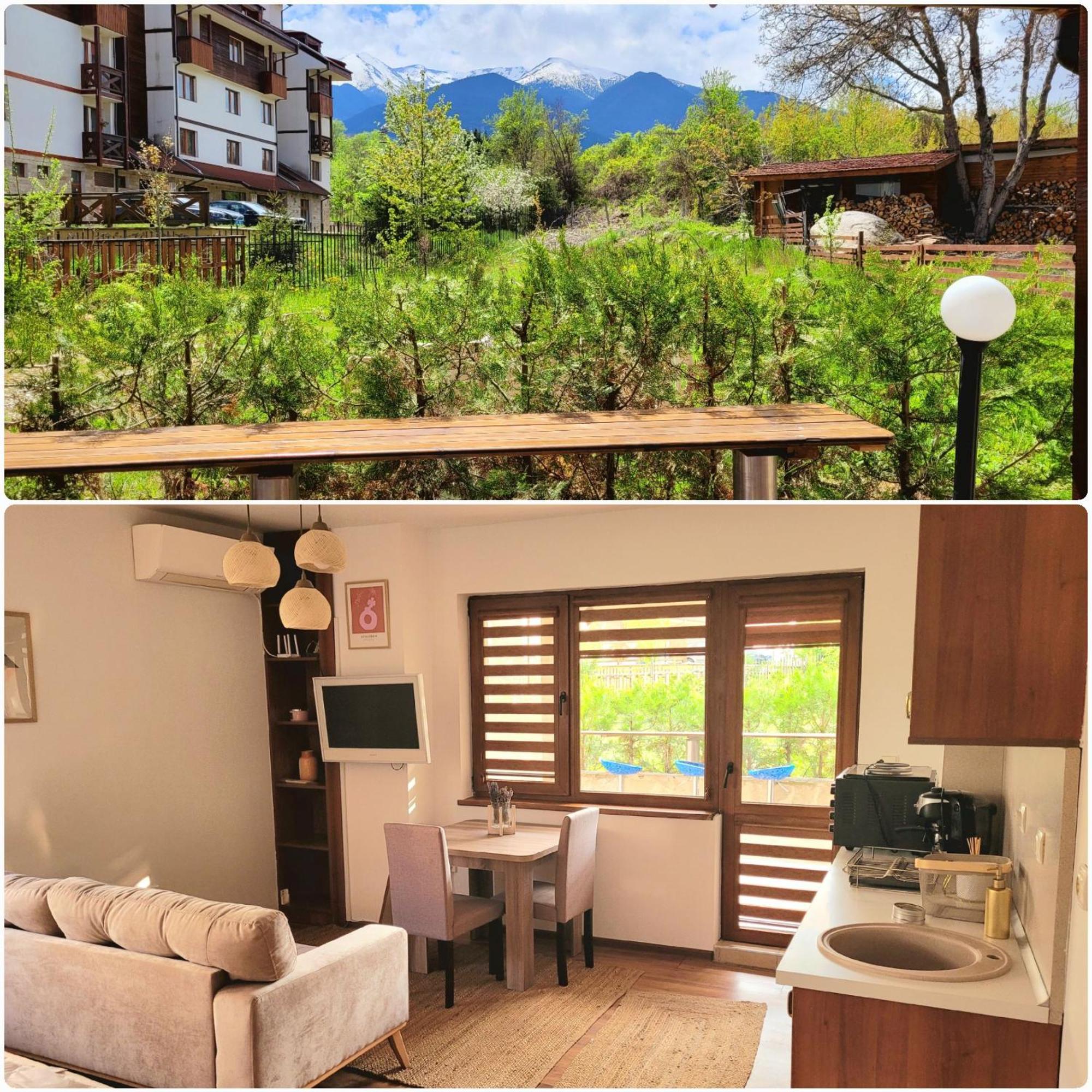 Cozy & Stylish Flat With Amazing View, 2Min Walk To Ski Road, 7-8 Min To Gondola Bansko Bagian luar foto